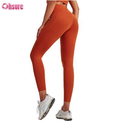 Mallas personalizadas para gimnasio, ropa deportiva, multicolores, pantalones de yoga clásicos, leggings de entrenamiento para mujer, leggings de yoga fruncidos, ropa deportiva, patrón sólido