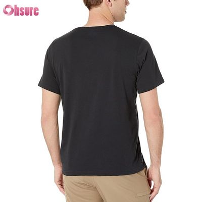 Venta caliente Verano Manga corta Entrenamiento Cuello O Blanco Camiseta de punto para hombres