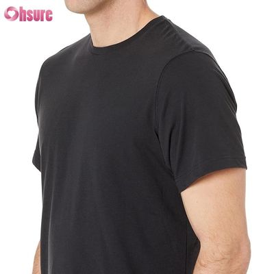 Venta caliente Verano Manga corta Entrenamiento Cuello O Blanco Camiseta de punto para hombres