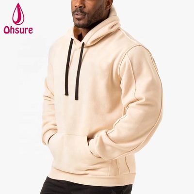 Sudaderas con capucha deportivas al por mayor para hombre, personalizadas, para fitness, sudaderas con capucha de forro polar de gran tamaño para gimnasio, transpirables, estampadas