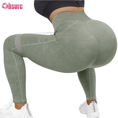 Personalizar Gimnasio V Leggings de cintura para mujeres Entrenamiento trasero levantamiento de pantalones de yoga Deportes Acondicionamiento físico Leggings de yoga con bolsillo