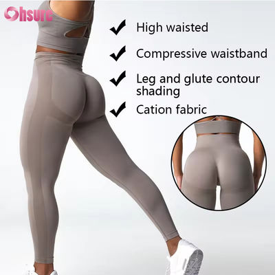 Personalizado Nuevo artículo de alta calidad cintura alta, abdominal, trasero, pantalones de levantamiento de cadera gimnasio, gimnasio, yoga, calzoncillos para mujeres.