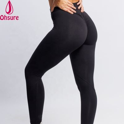 Push up caliente Elastico Entrenamiento Casual Fitness Sexy Scrunch Butt Leggings Mujeres
