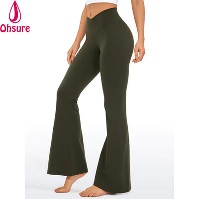 Calzoncillos de gimnasia de moda chica joven calzoncillos ajustados calzoncillos de yoga de luz calzoncillos deportivos de cintura cruzada para mujeres