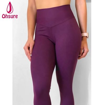 Calcetines de gimnasia de alta calidad para mujeres con compresión Calcetines de entrenamiento de trasero con rasguño Calcetines de yoga personalizados Calcetines de yoga de cintura alta Calcetines de yoga de nylon Spandex