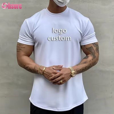 Ropa de gimnasia de manga corta, ropa deportiva, últimos diseños de camisetas para hombre, camisetas estampadas