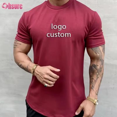 Ropa de gimnasia de manga corta, ropa deportiva, últimos diseños de camisetas para hombre, camisetas estampadas