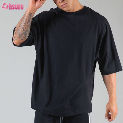 Gimnasio para hombres culturismo Acceso libre Casual camiseta de hombres de gran tamaño Estilo básico