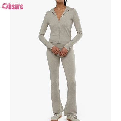 Chaqueta de entrenamiento con cremallera completa y activa de alta calidad para fitness, con bolsillo lateral para mujer
