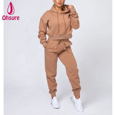 Ropa Deportiva para Mujer, Pulóveres, Tops, Forro Polar de Algodón Orgánico, Sudaderas con Capucha Deportivas, Logotipo en Relieve, Sudaderas con Capucha para Entrenamiento Físico para Mujer