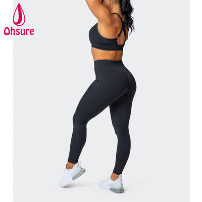 Mallas de yoga de cintura alta Ropa deportiva para mujer Ropa deportiva Pantalones de compresión para entrenamiento Leggings deportivos para mujer