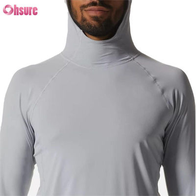 Camiseta deportiva de manga larga para hombres gimnasio corriendo Top de absorción de sudor ajustado