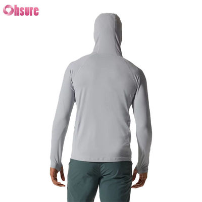 Camiseta deportiva de manga larga para hombres gimnasio corriendo Top de absorción de sudor ajustado