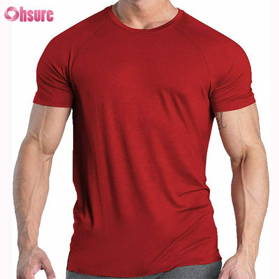 Camiseta de compresión gráfica para hombre estampada de alta calidad, 95% algodón, 5% spandex, elástica, transpirable, para gimnasio, manga corta
