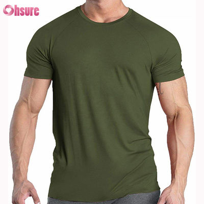Camiseta de compresión gráfica para hombre estampada de alta calidad, 95% algodón, 5% spandex, elástica, transpirable, para gimnasio, manga corta