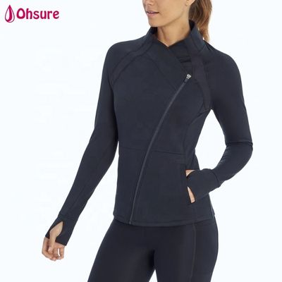 Abrigos con cremallera personalizados chaqueta deportiva impresa chaqueta de mujer diseñadora casual traje de pista gimnasio yoga llevar chaqueta única