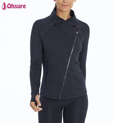 Abrigos con cremallera personalizados chaqueta deportiva impresa chaqueta de mujer diseñadora casual traje de pista gimnasio yoga llevar chaqueta única