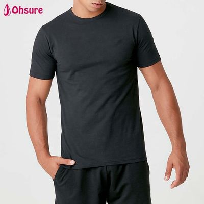 Mayorista Logotipo personalizado Camisas masculinas Slim Fit Hombre Ropa de gimnasio de algodón Spandex Blanco Camiseta de manga corta masculina
