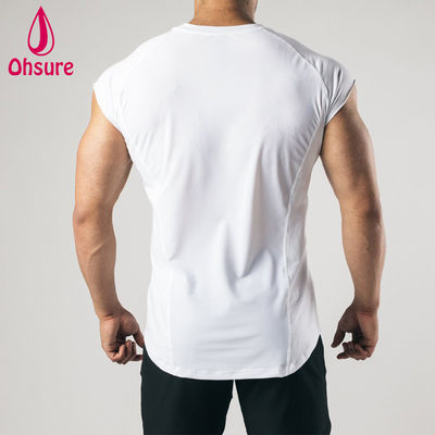 Camiseta sin mangas con corte crudo para hombre, ropa de entrenamiento para hombre, camiseta sin mangas para gimnasio, camisetas para hombre, camisetas lisas, camisetas en blanco