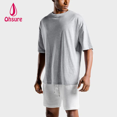 Camiseta a medida Ropa de hombre Camisetas de hombre Casual Camisetas de algodón Camisetas de verano 2022 Camisetas impresas O Cuello en blanco Sólido de punto 50-100pcs