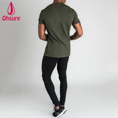 Camiseta de hombre de manga corta de algodón personalizada, ropa deportiva masculina, camiseta casual, ropa para correr y hacer ejercicio para hombre