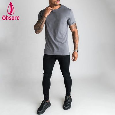 Camiseta de hombre de manga corta de algodón personalizada, ropa deportiva masculina, camiseta casual, ropa para correr y hacer ejercicio para hombre