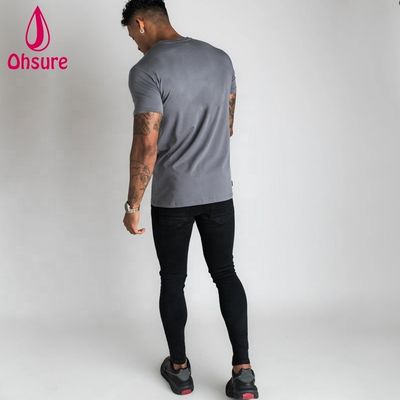 Camiseta de hombre de manga corta de algodón personalizada, ropa deportiva masculina, camiseta casual, ropa para correr y hacer ejercicio para hombre