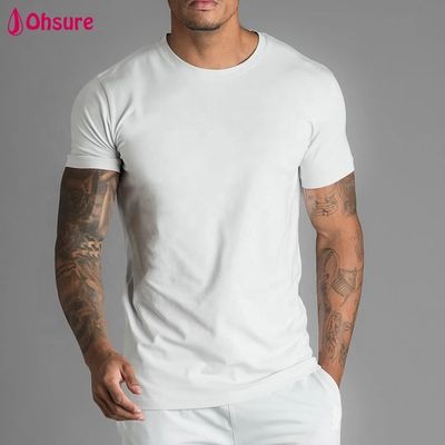 Proveedores de ropa para hombre al por mayor Camiseta de algodón para hombre de alta calidad Talla y logotipo personalizados Ajuste holgado Camiseta deportiva para hombre
