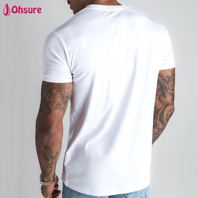 Proveedores de ropa para hombre al por mayor Camiseta de algodón para hombre de alta calidad Talla y logotipo personalizados Ajuste holgado Camiseta deportiva para hombre