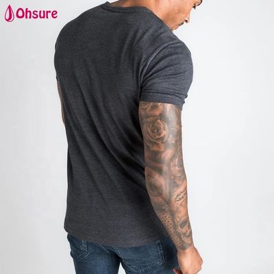 Proveedores de ropa para hombre al por mayor Camiseta de algodón para hombre de alta calidad Talla y logotipo personalizados Ajuste holgado Camiseta deportiva para hombre