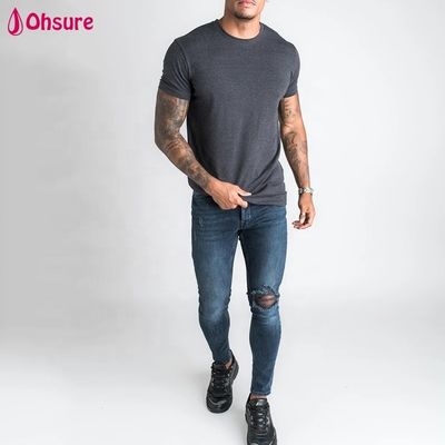 Proveedores de ropa para hombre al por mayor Camiseta de algodón para hombre de alta calidad Talla y logotipo personalizados Ajuste holgado Camiseta deportiva para hombre