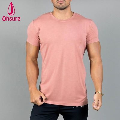 Camiseta de gimnasio de manga corta para hombre con estampado personalizado, entrenamiento deportivo, gimnasio, fitness, compresión, negro, estampado casual, patrón de punto, OEM