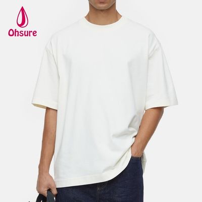 Camiseta de manga corta de alta calidad para hombre, verano, seda fría reciclada, algodón original, personalizada, tallas grandes, camisetas deportivas
