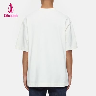 Camiseta de manga corta de alta calidad para hombre, verano, seda fría reciclada, algodón original, personalizada, tallas grandes, camisetas deportivas