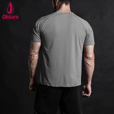 Camiseta de pesca de nylon Spandex Vestido deportivo culturismo ropa de atletismo ropa de gimnasio camisa UPF 50 t camisa