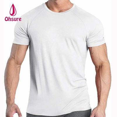 Tejido de refrigeración de xilitol camiseta deportiva gimnasio correr manga corta camiseta seca rápida
