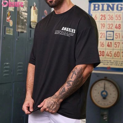 Mayoristas de alta calidad, elegantes, cómodos e informales: Descubre el ajuste perfecto en camisetas deportivas negras de talla grande para hombre