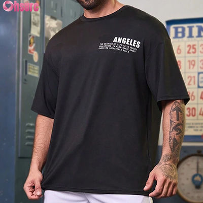 Mayoristas de alta calidad, elegantes, cómodos e informales: Descubre el ajuste perfecto en camisetas deportivas negras de talla grande para hombre