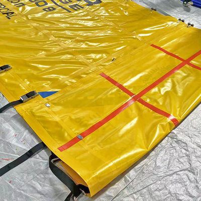 Lona de PVC con impresión del logotipo Litong Heavy Duty para cortinas laterales de camiones