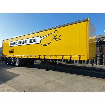 Lona de PVC con impresión del logotipo Litong Heavy Duty para cortinas laterales de camiones