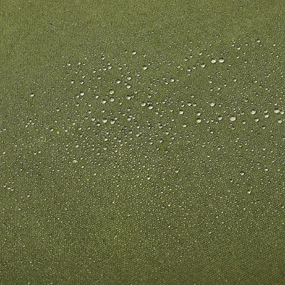 Lona de lona de silicona orgánica ligera e impermeable Litong, verde oliva