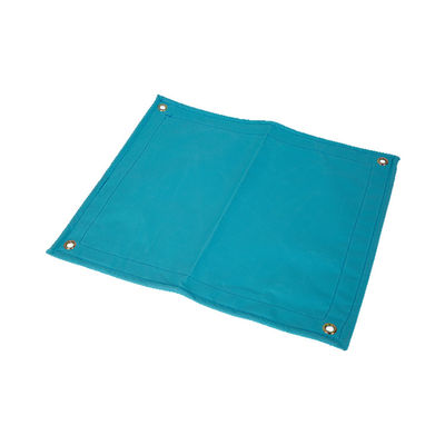 Tamaño personalizado Tarpas revestidas con tela de Oxford Tarpas de chapa de plástico Tarpaulin Cover Holl Tent Tejido revestido de azul claro