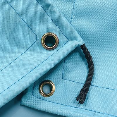 Tamaño personalizado Tarpas revestidas con tela de Oxford Tarpas de chapa de plástico Tarpaulin Cover Holl Tent Tejido revestido de azul claro