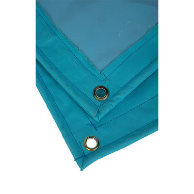 Tamaño personalizado Tarpas revestidas con tela de Oxford Tarpas de chapa de plástico Tarpaulin Cover Holl Tent Tejido revestido de azul claro