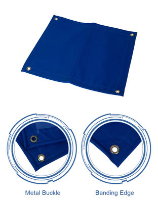 Lona impermeable laminada de PVC y poliéster Oxford azul claro y ligero Litong, fabricante chino