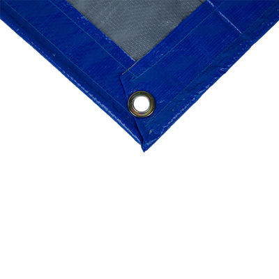 Lona de polietileno azul plateado Litong, ligera, para cubrir cargas, azul-naranja, bolsa de equipaje, 150 g/m², lonas impermeables