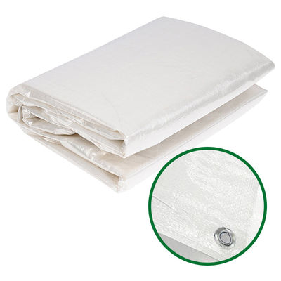 Lonas de polietileno ligeras de 160 g/m² y 240 g/m² Duraderas, impermeables y con protección UV, rollos de lona de polietileno, doble verde