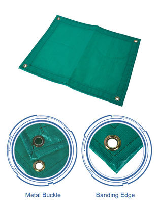 Lonas de polietileno ligeras de 160 g/m² y 240 g/m² Duraderas, impermeables y con protección UV, rollos de lona de polietileno, doble verde