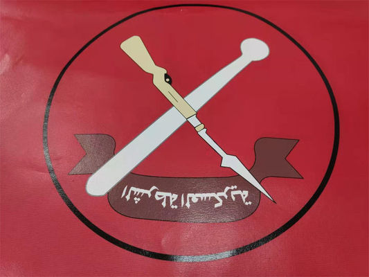 Impresión personalizada de PVC resistente al agua Bandera de vinilo 100% poliéster para publicidad al aire libre directamente de la fábrica de China