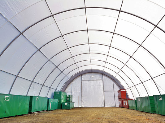 Litong Invernaderos agrícolas al aire libre Planta de jardín Transparente Poly Tunnel Almacén Tarpaulin de PVC